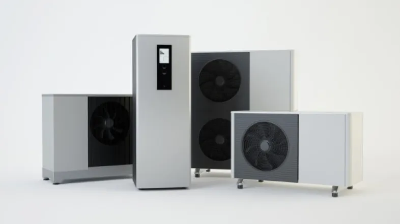 
Warmtepomp buitenunit grijs